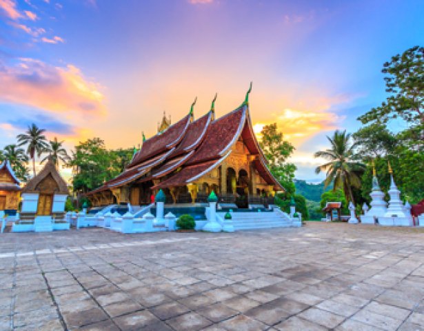 Laos. Der Tempel Xieng Thong ist eines der wichtigsten Klöster von Lao