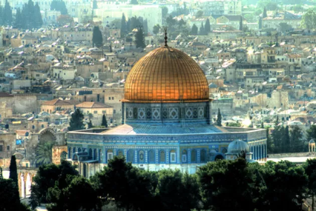 Blick auf die Stadt Jerusalem