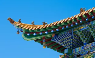china tempel dach