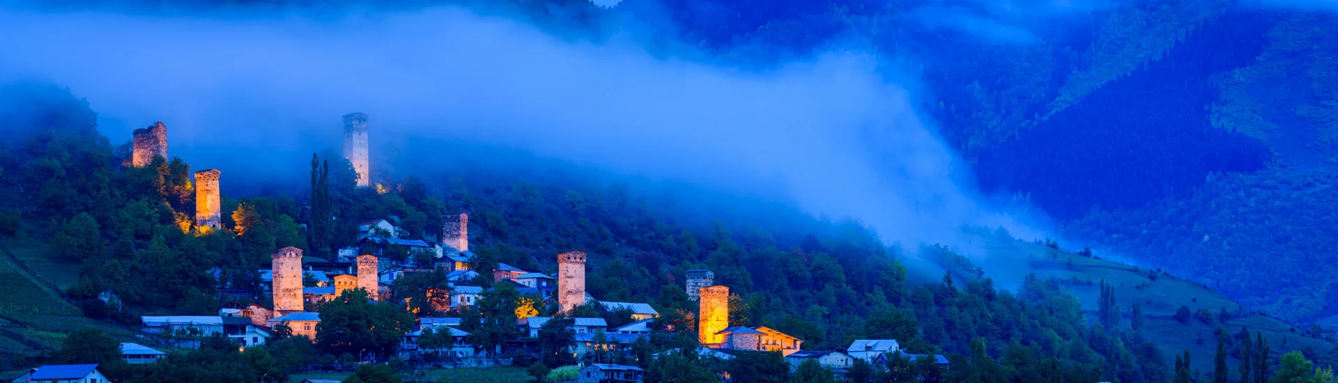Panorama Mestia, Georgia