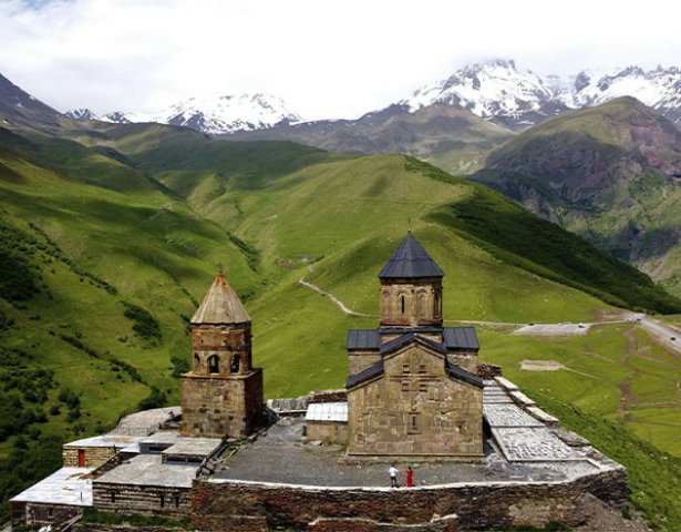 Trinity Church in Gergeti