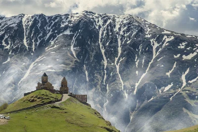 Trinity Gergeti Church, Kazbegi, Georgia