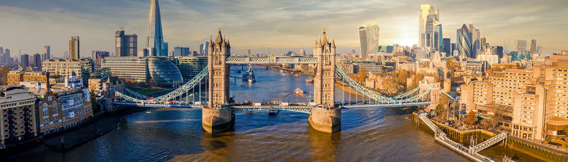 Tower Bridge in London, Großbritannien. 