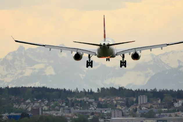 Start eines Flugzeugs