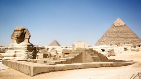 Pyramiden von Gizeh in Ägypten