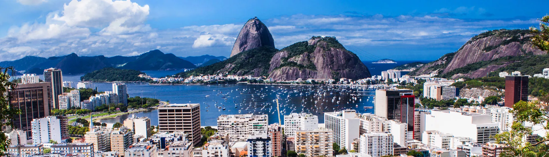 Luftaufnahme von Teilen Rio de Janeiros
