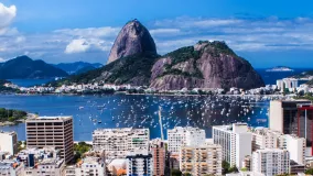 Luftaufnahme von Teilen Rio de Janeiros
