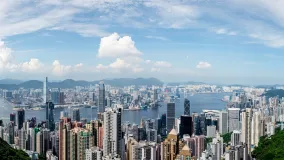 Skyline von Hongkong
