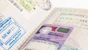 Visum für Indonesien im Reisepass