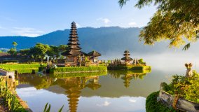 Tempel auf Bali in Indonesien