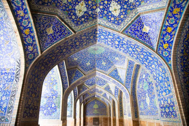 Decken voller Mosaike im Iran