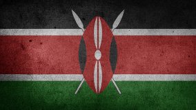 Die kenianische Flagge