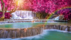 Tat Kuang Si Wasserfall