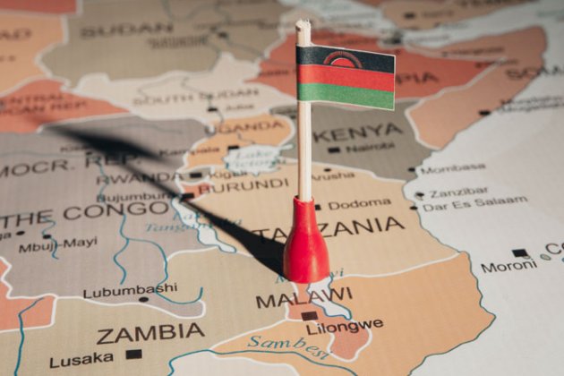 Malawi auf der der Landkarte Hier liegt Malawi geographisch
