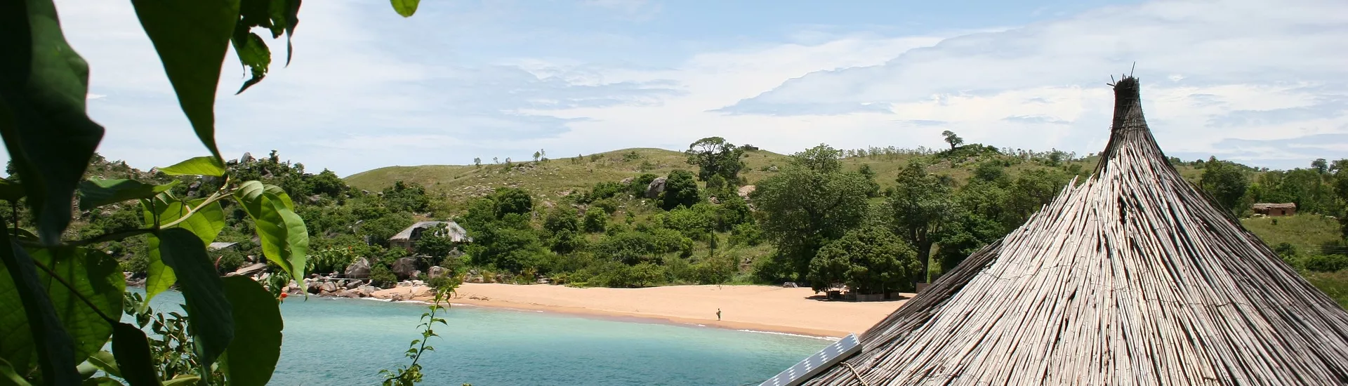 Idyllischer Strandblick in Malawi