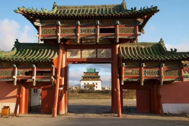 Besinnliches Kloster in der Mongolei 