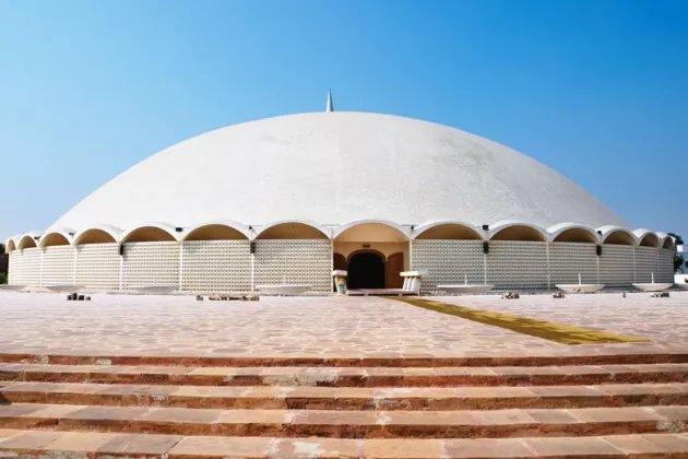 Moschee aus weißem Marmor