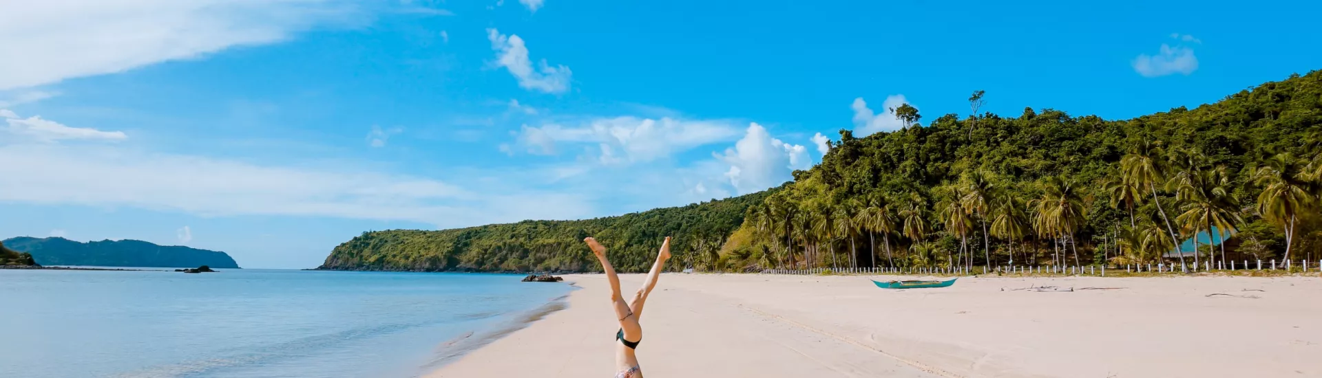 Paradiesischer Strand auf den Philippinen