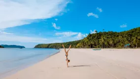Paradiesischer Strand auf den Philippinen