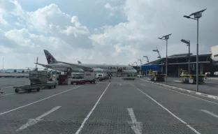 Flughafen OR Tambo International in Johannesburg, Südafrika