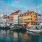 Blick auf Kopenhagen mit Hafen und Skyline