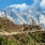 Berglandschaft in Nepal mit Himalaya-Gipfeln