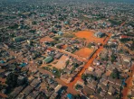 Landschaft in Ghana nahe der nördlichen Grenzregion