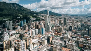 Stadtansicht von Bogotá, Kolumbien