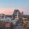 Skyline von Sydney mit Harbour Bridge in Australien