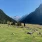 Bergige Landschaft in Kirgisistan mit Reisehinweisen