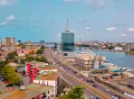 Skyline von Lagos, Nigeria bei Tageslicht