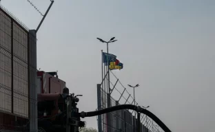 Grenzkontrolle und Reisedokumente an der Ukraine-Grenze