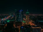 Reisepass und Skyline von Riad als Symbol für die neue ETA
