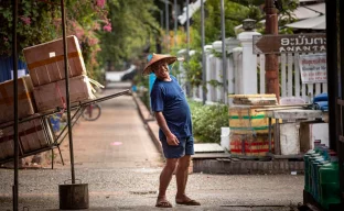 Grenzgebiet zwischen Kambodscha und Thailand