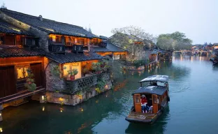 Blick auf den Jangtse-Fluss, China