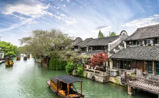 Landschaft von Wuzhen in China