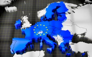 Karte der Europäischen Union