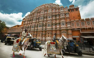 Hawa Mahal Road, Jaipur, India
