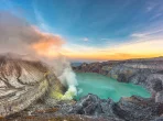 Kawah Ijen-Krater in Bondowoso, Indonesien