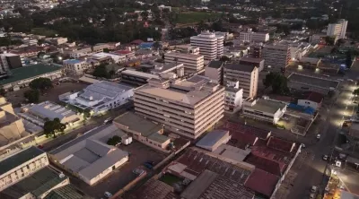 Blick auf die Stadt Blantyre, Malawi