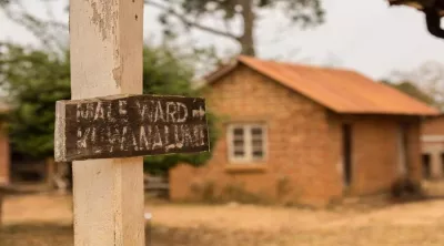 Blick auf das Krankenhaus, Malawi