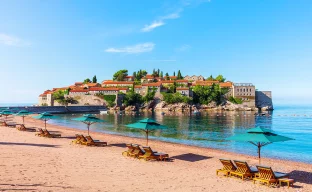 Insel Sveti Stefan, Region Budva, Montenegro