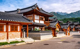 Eunpyeong Hanok Dorf in Seoul, Südkorea