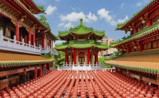 Sanfeng-Tempel in Kaohsiung, Taiwan