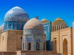 Shah-i-Zinda, eine Nekropole in Samarkand, Usbekistan